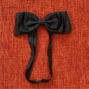 Black Chiffon iridescent Hair Bow Headband